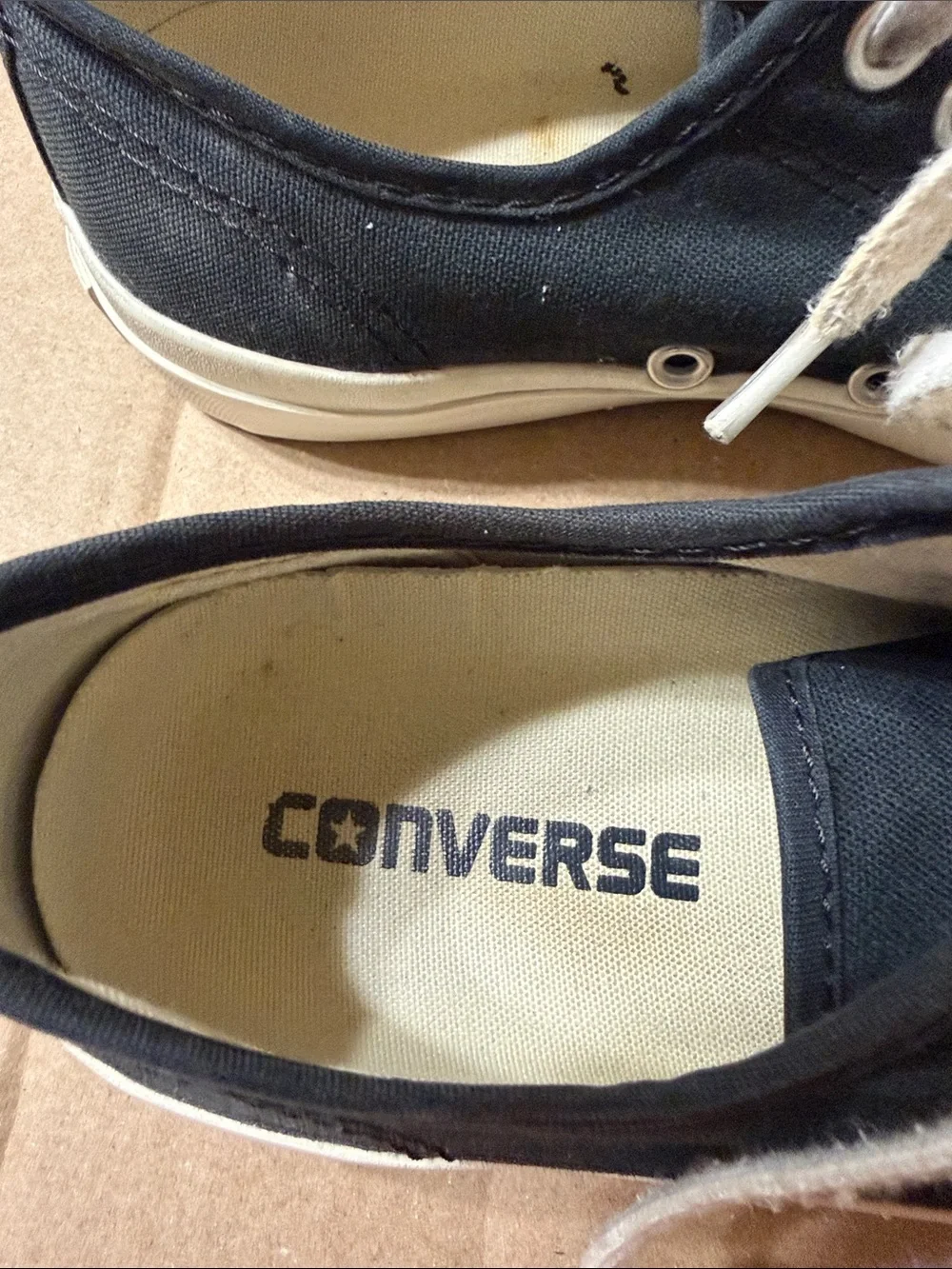 Jack Purcell Converse Black Canvas Low-Top Sneakers